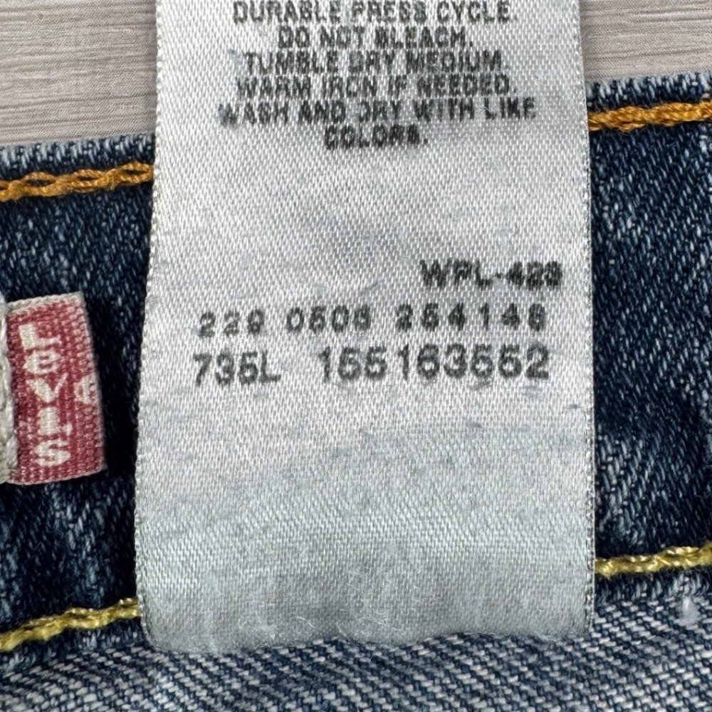 Levis 515 Bootcut Jeans WMNS 14L Blue Medium Wash Mid Rise Stretch Denim 14 Long - Picture 9 of 15